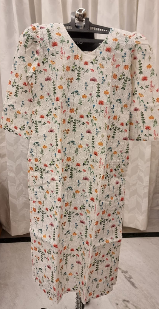 Pure Grace: Handcrafted Hakoba Style Kurti