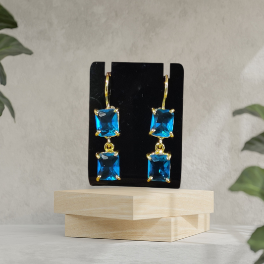 Classic Charm Geometric Drop Earrings