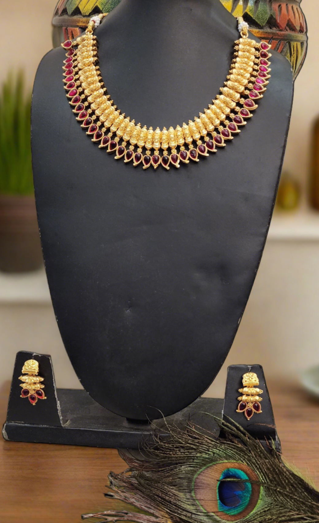 South indian deals choker necklace designs