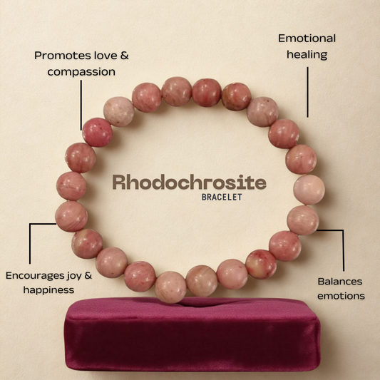 Rhodochrosite Bracelet: Nurture Your Soul