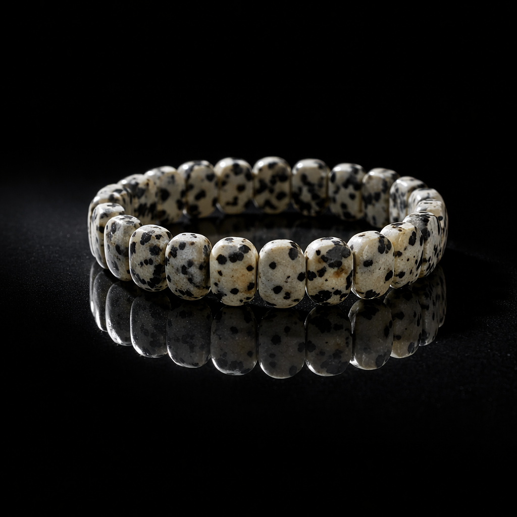 Dalmatian Jasper Gemstone Bracelet