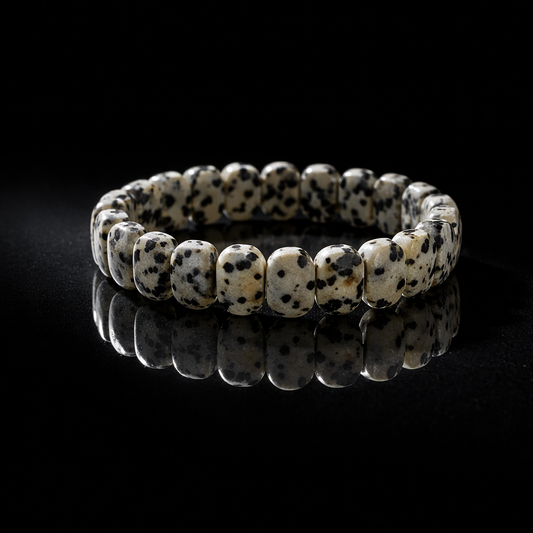 Dalmatian Jasper Gemstone Bracelet