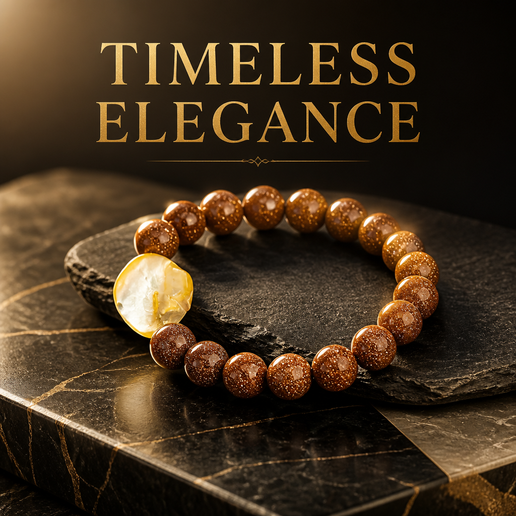 Earthy Glow Sandstone Bracelet