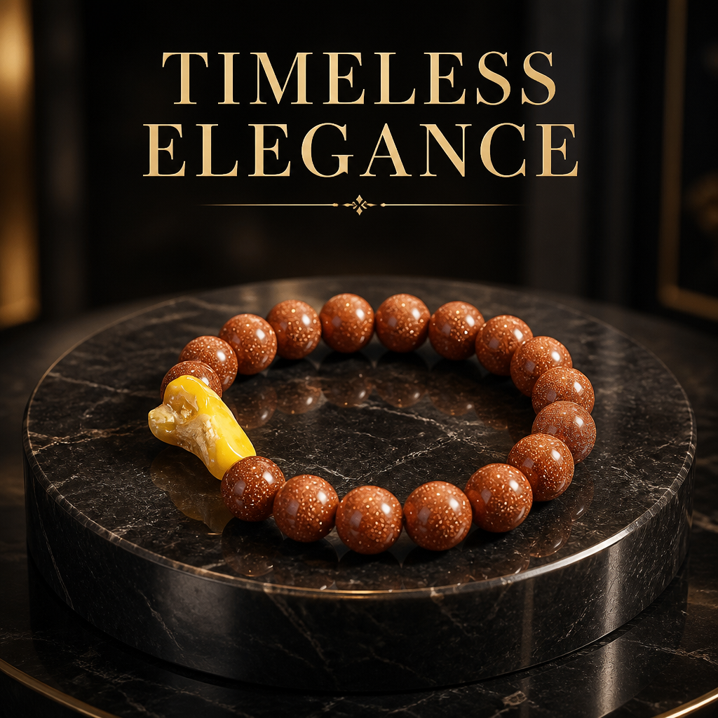 Timeless Sandstone Stretch Bracelet