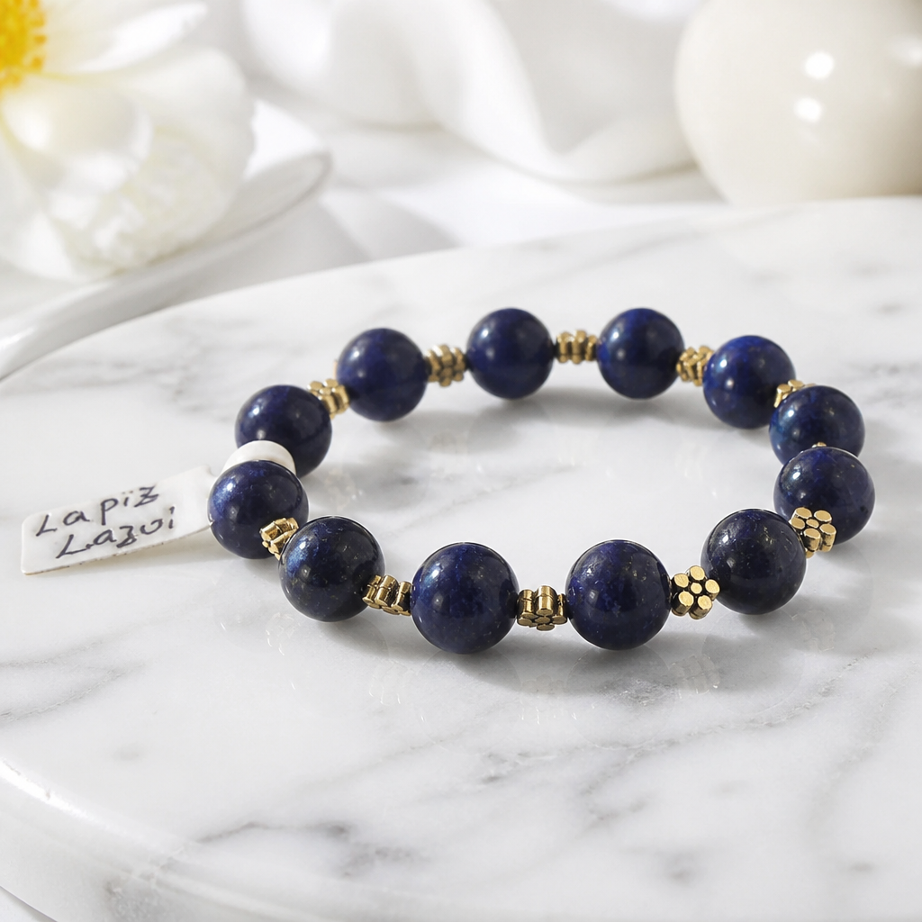 Graceful Blue Lapis Lazuli Bracelet