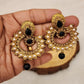 Kundan Style Choker Necklace with Maang Tika and Earrings (C4)