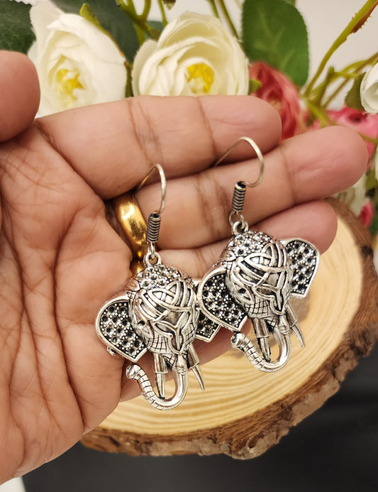 Elephant Majesty: Exquisite Earrings Celebrating Grace and Wisdom