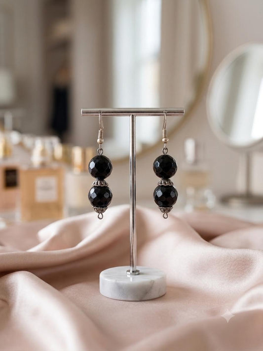 Celestial Onyx Earrings