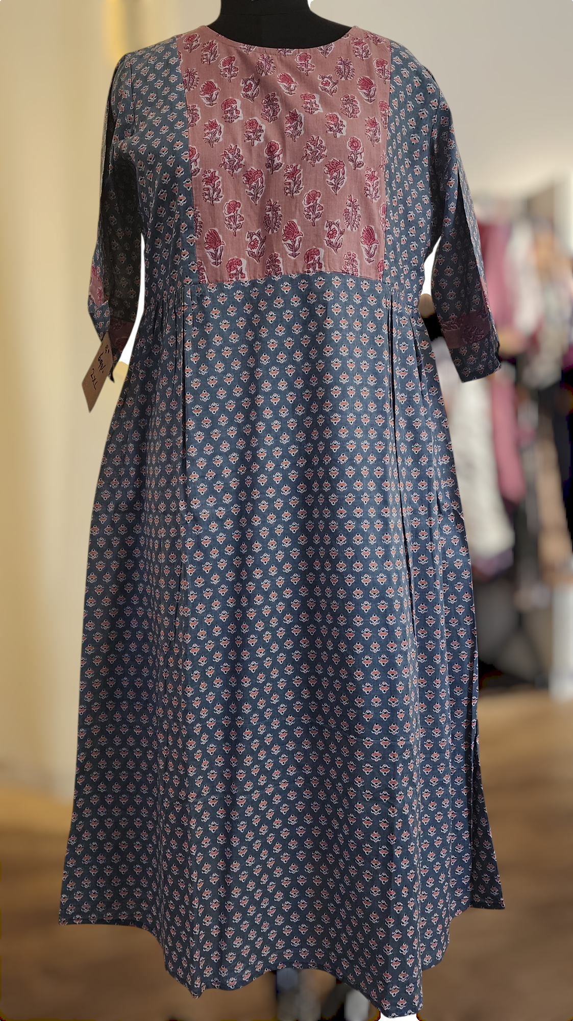 Handcrafted Floral A-Line Kurti