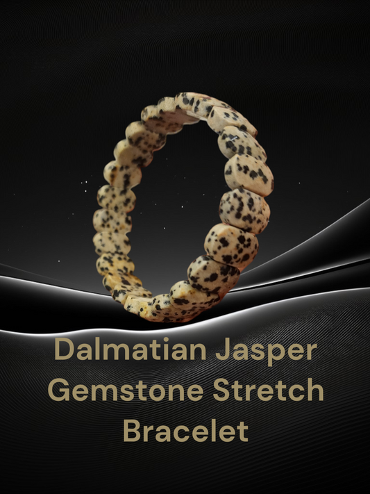 Dalmatian Jasper Gemstone Bracelet